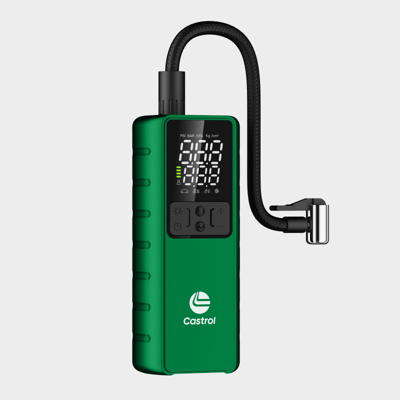 CETI-01 Portable Tire Inflator :: Castrol Green