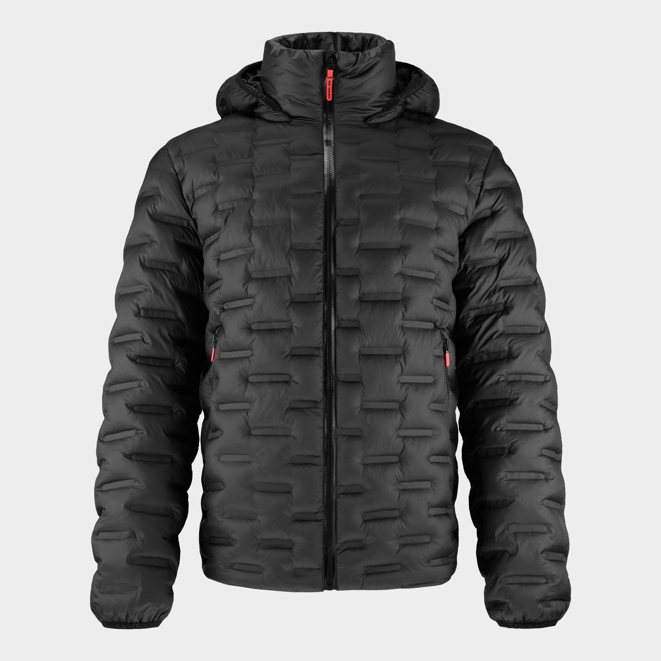Fusion Glued Puffer Jacket :: Carbon Black