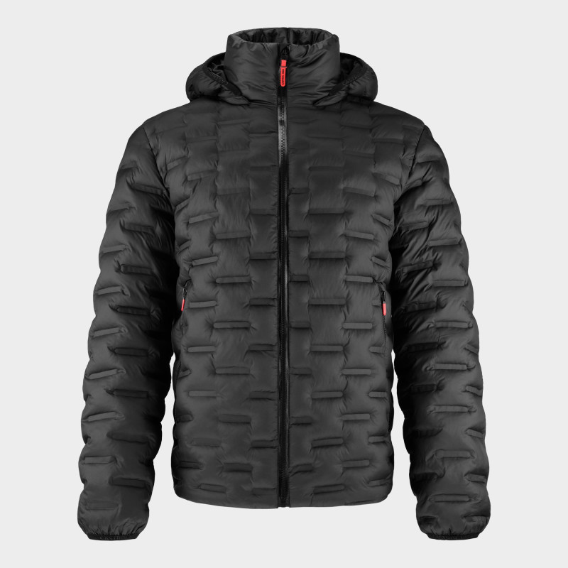 Fusion Glued Puffer Jacket :: Carbon Black