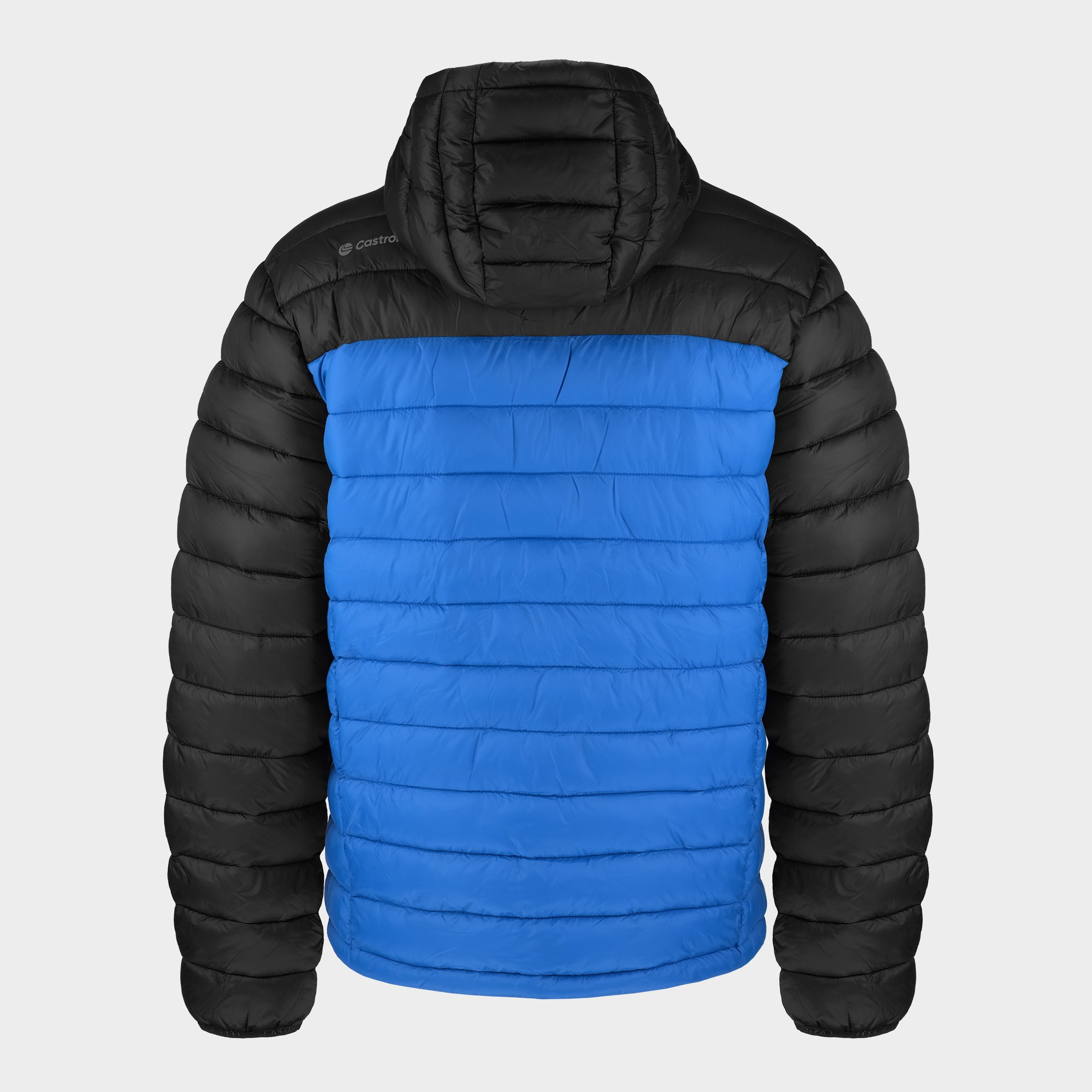 Zenith Hooded Puffer Jacket :: Blue / Core Black