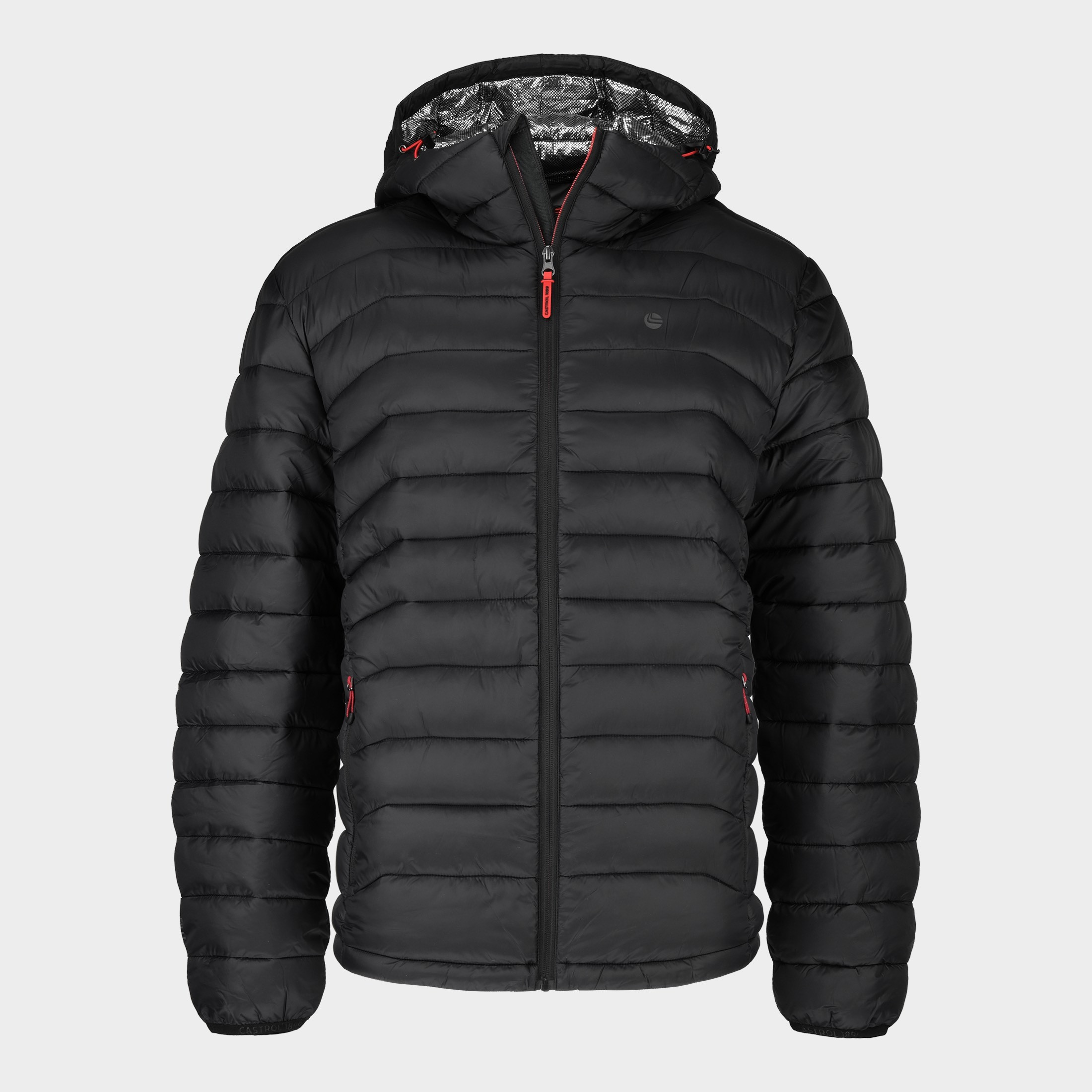 Zenith Hooded Puffer Jacket :: Core Black