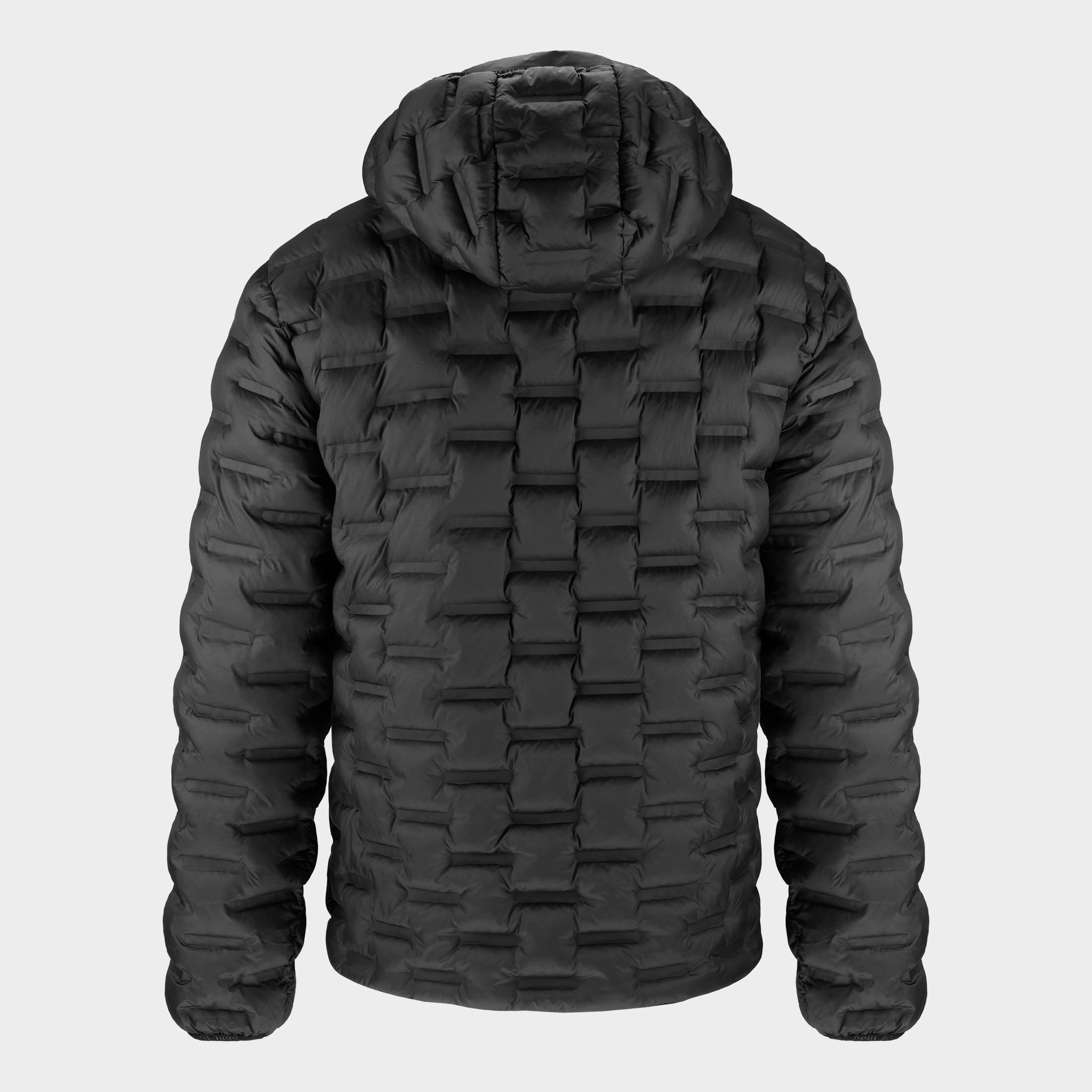 Fusion Glued Puffer Jacket :: Carbon Black