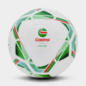 Rino Soccer Ball :: Pure White / Castrol Green / Castrol Red