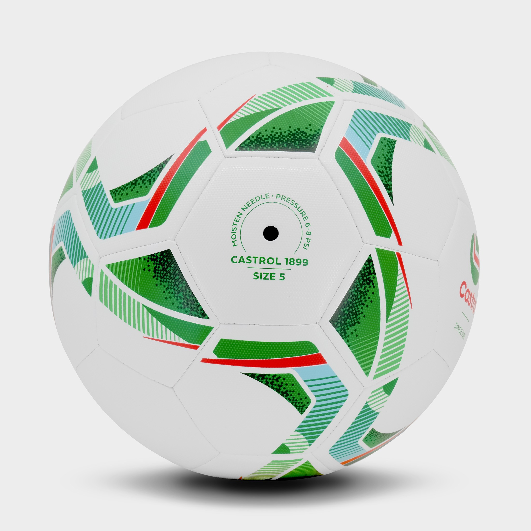 Piłka treningowa Rino :: Pure White / Castrol Green / Castrol Red