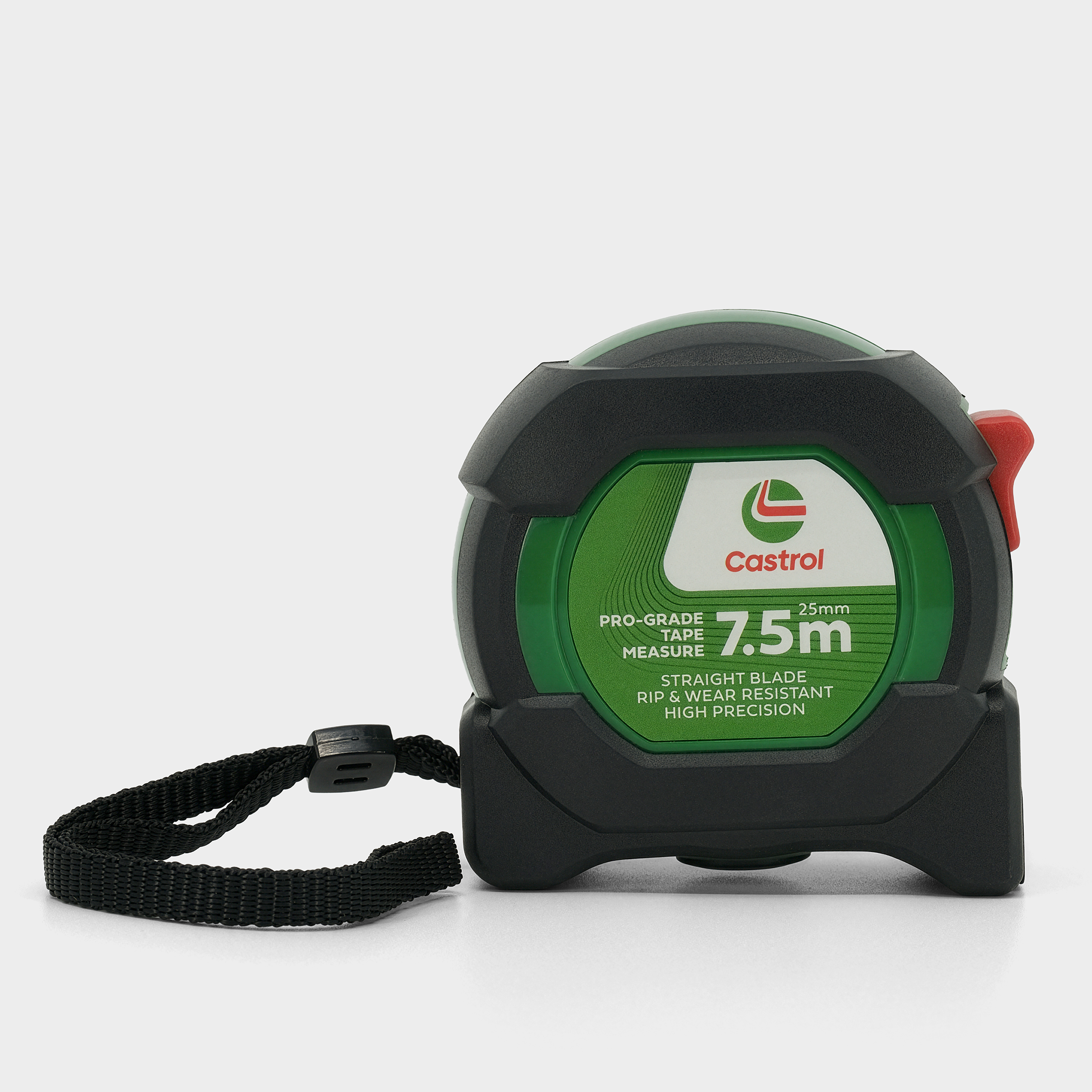 Pro-Grade Tape Measure (7.5m) :: Castrol Green / Core Black