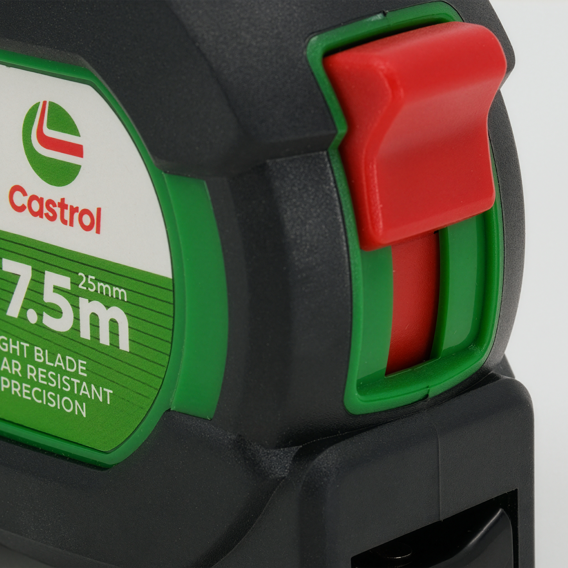 Pro-Grade Tape Measure (7.5m) :: Castrol Green / Core Black