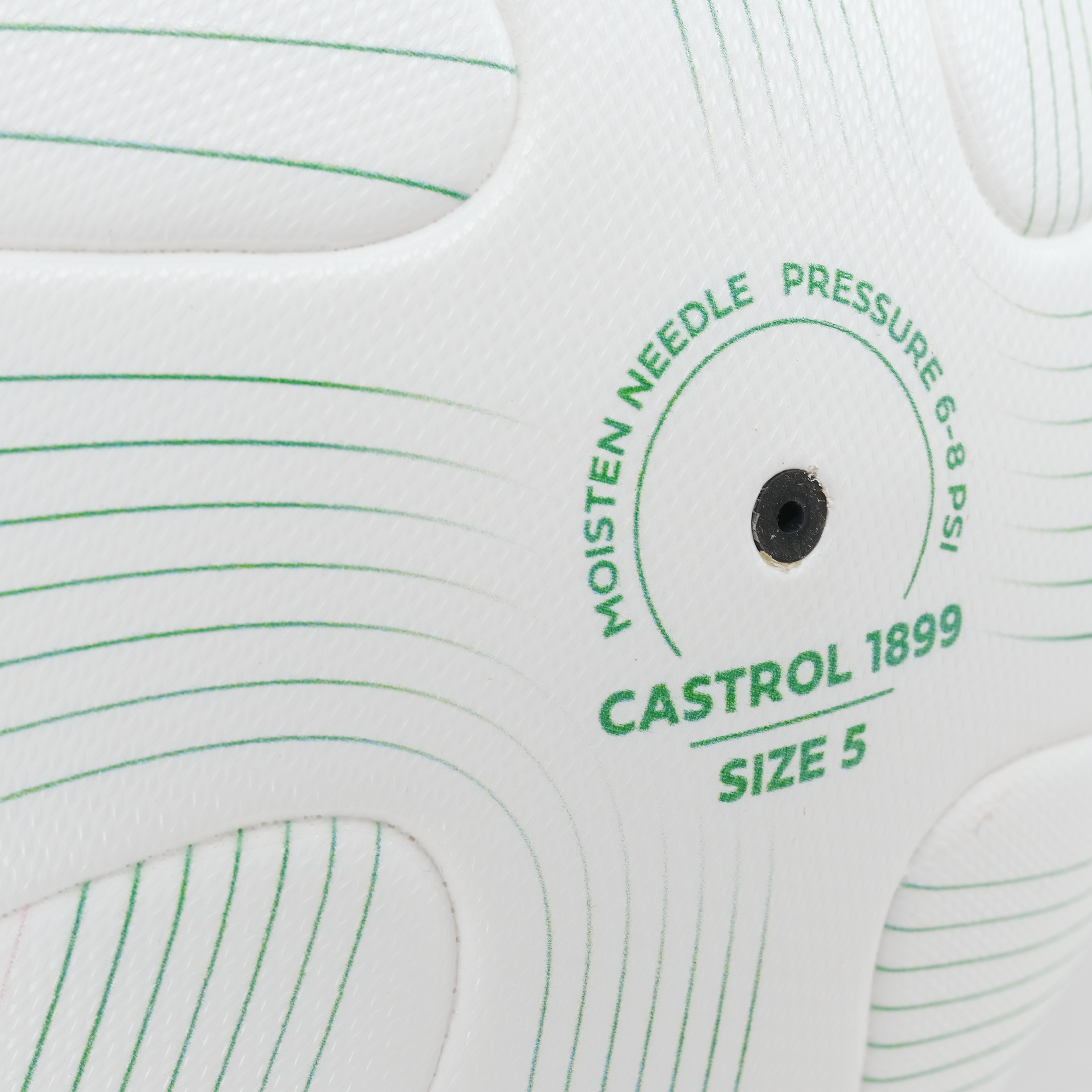 Laminowana piłka treningowa Zine :: Pure White / Castrol Green / Castrol Red