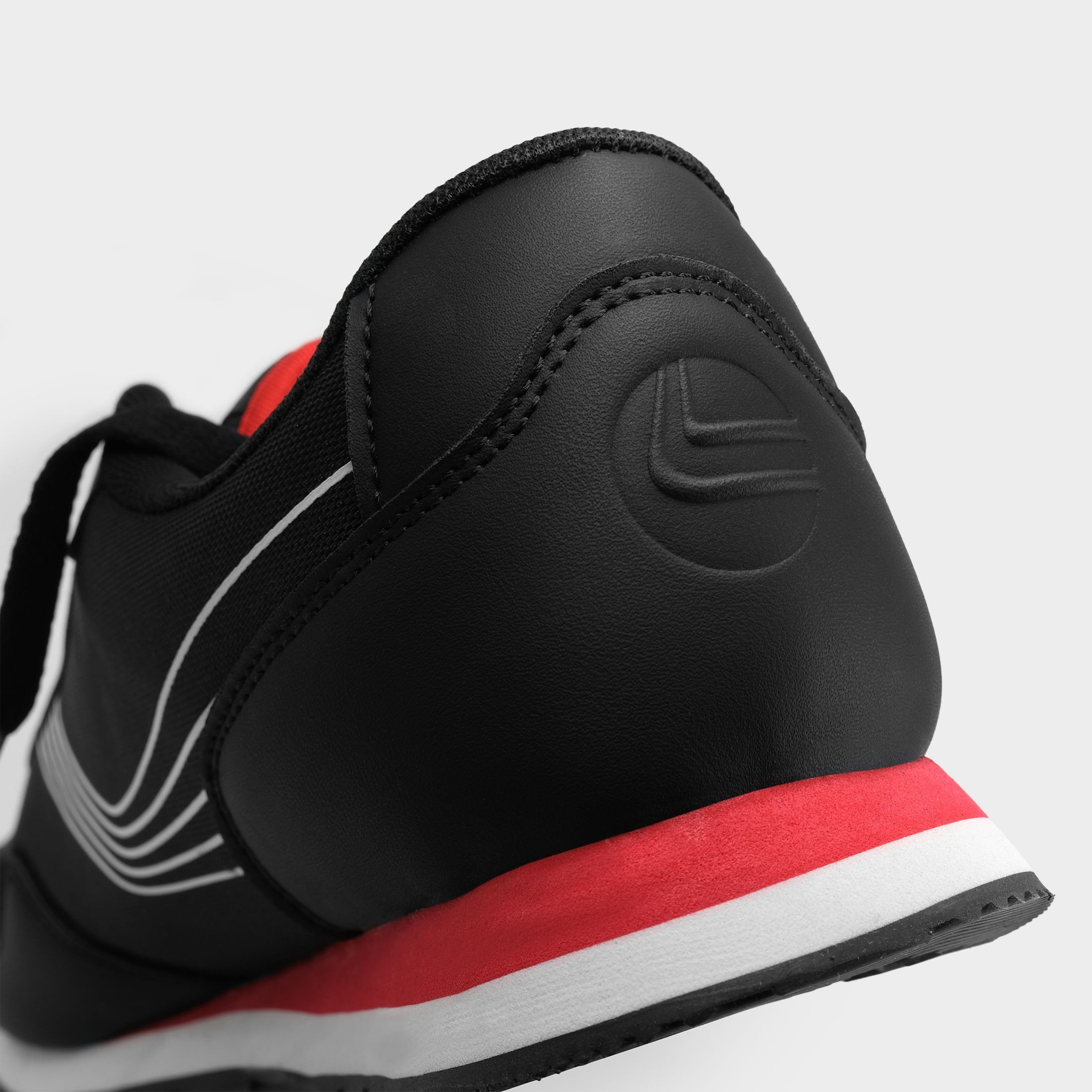 Charger Sneakers :: Core Black / Cloud White / Castrol Red