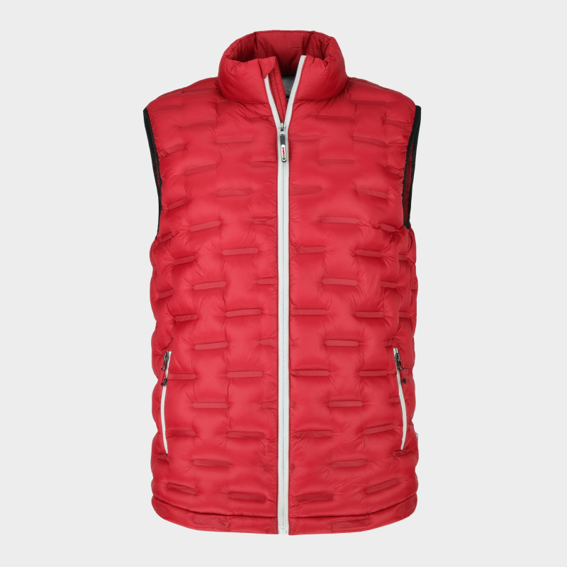 Voltex Glued Puffer Vest :: Castrol Red