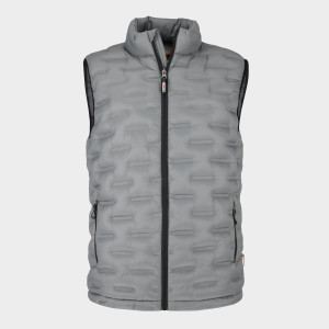 Voltex Glued Puffer Vest :: Stone Gray