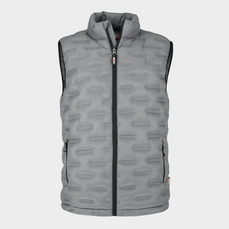Voltex Glued Puffer Vest :: Stone Gray
