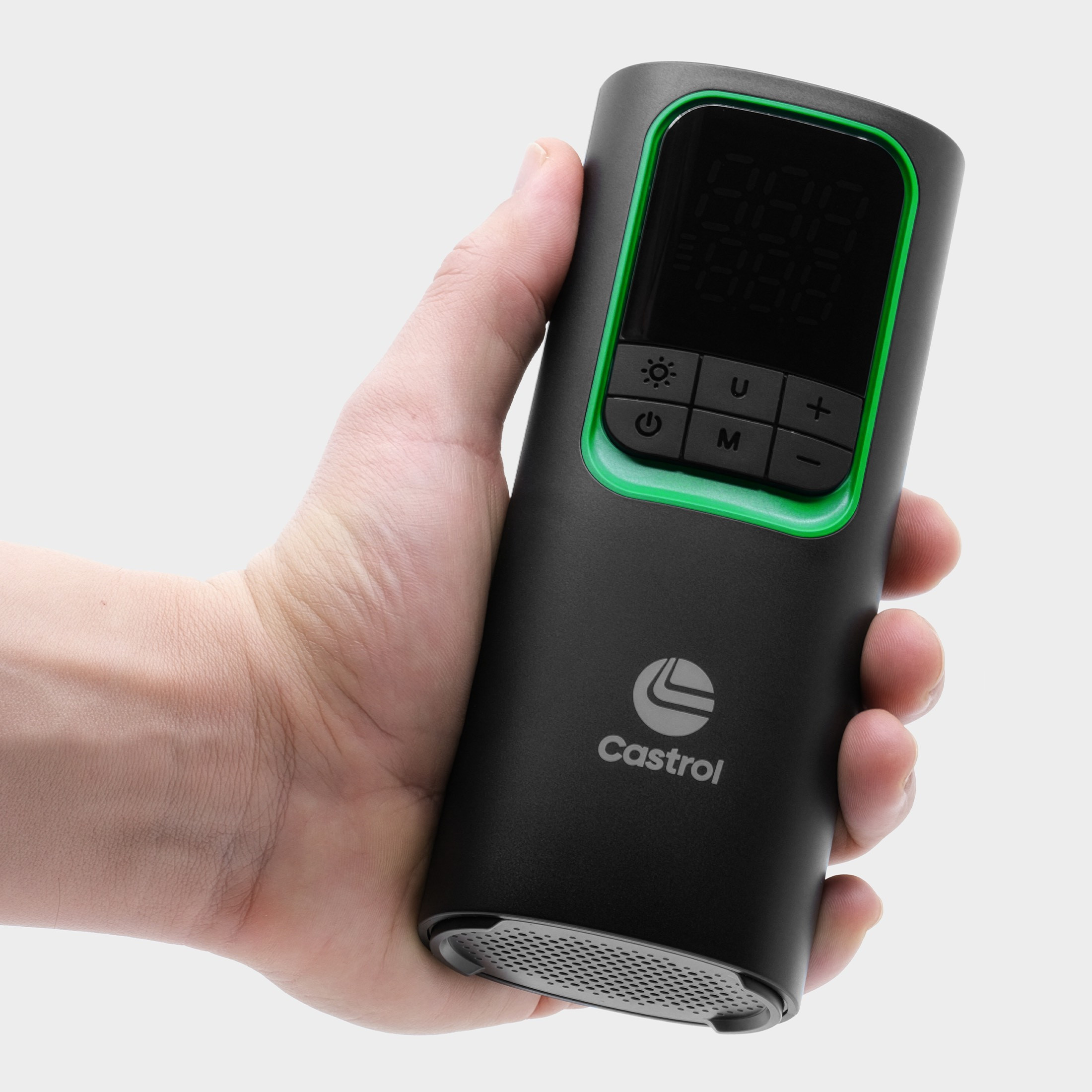 CETI-02 Portable Tire Inflator :: Core Black / Castrol Green