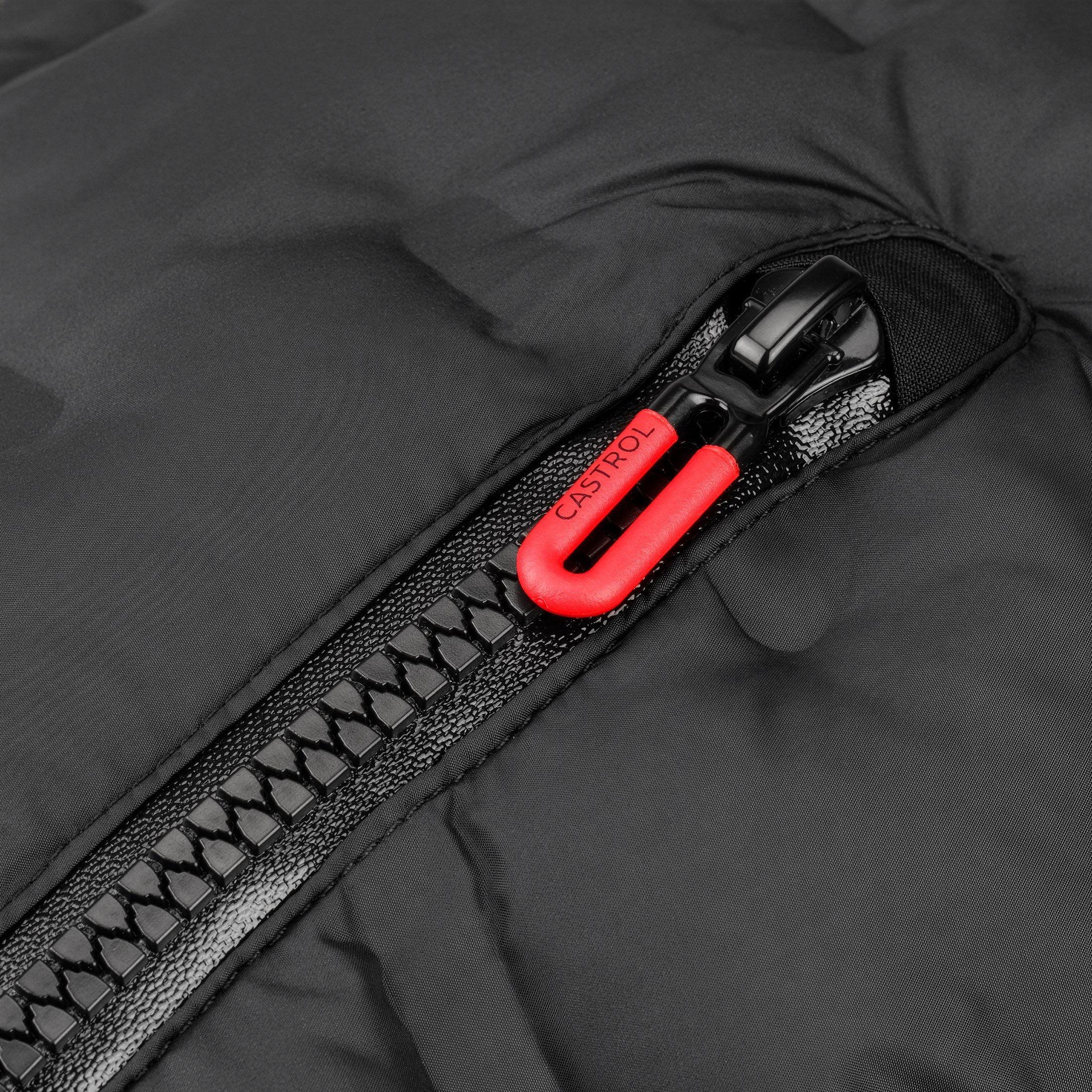 Fusion Glued Puffer Jacket :: Carbon Black