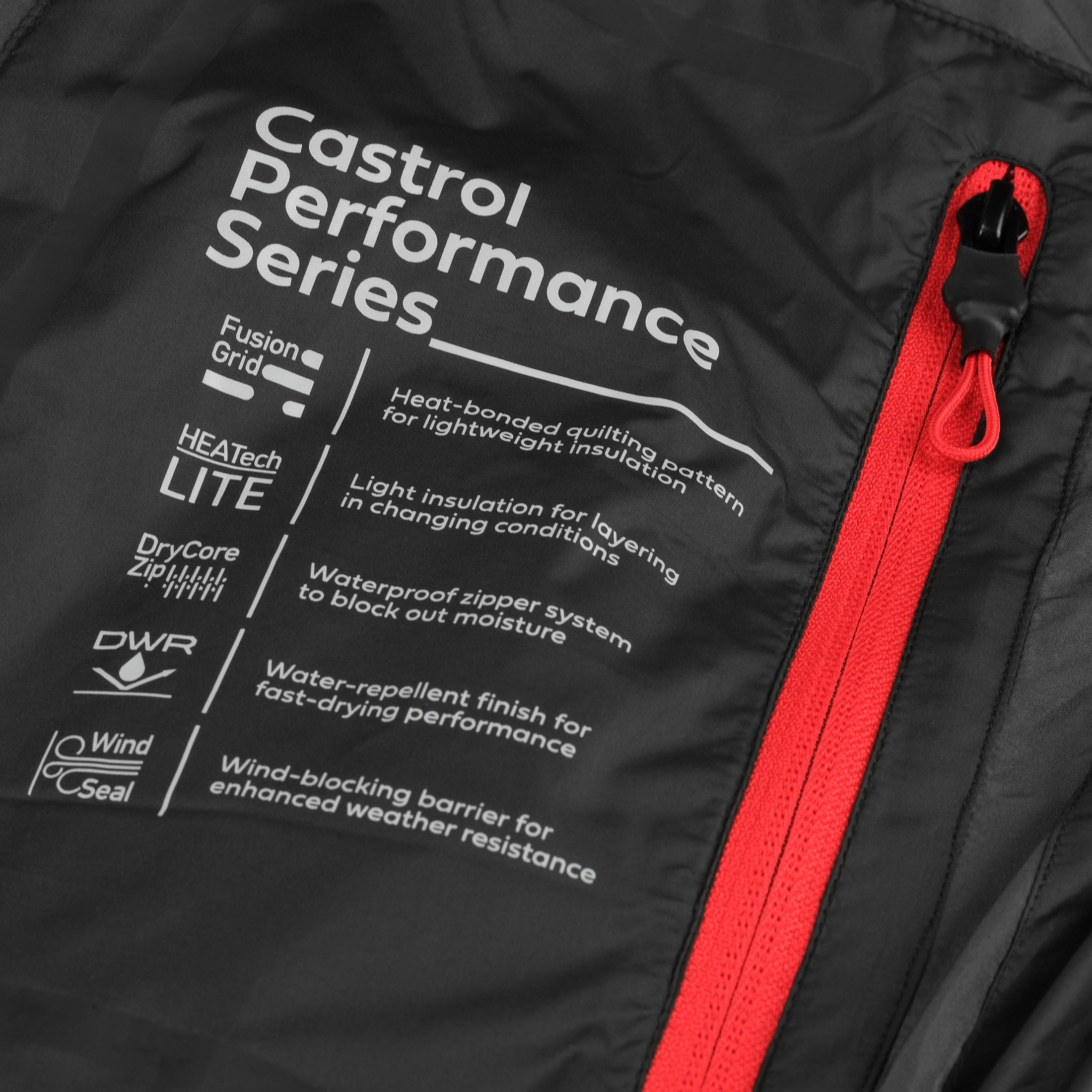 Fusion Glued Puffer Jacket :: Carbon Black