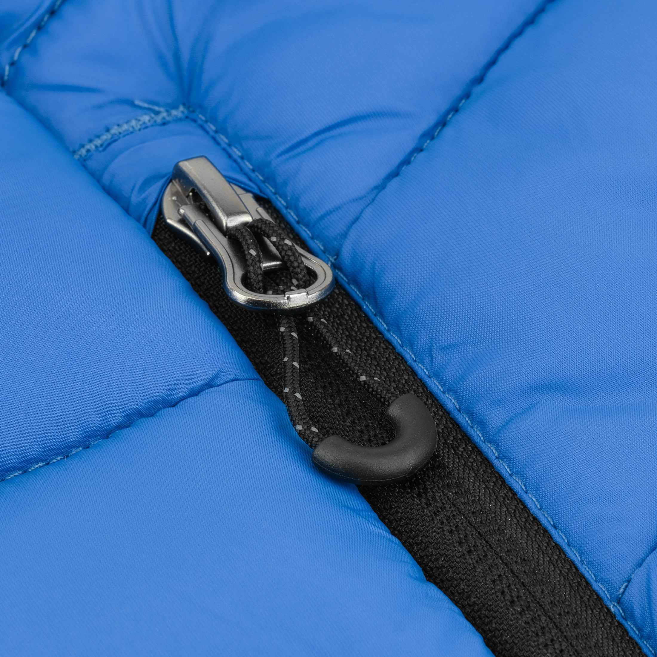 Kurtka pikowana z kapturem Zenith :: Blue / Core Black