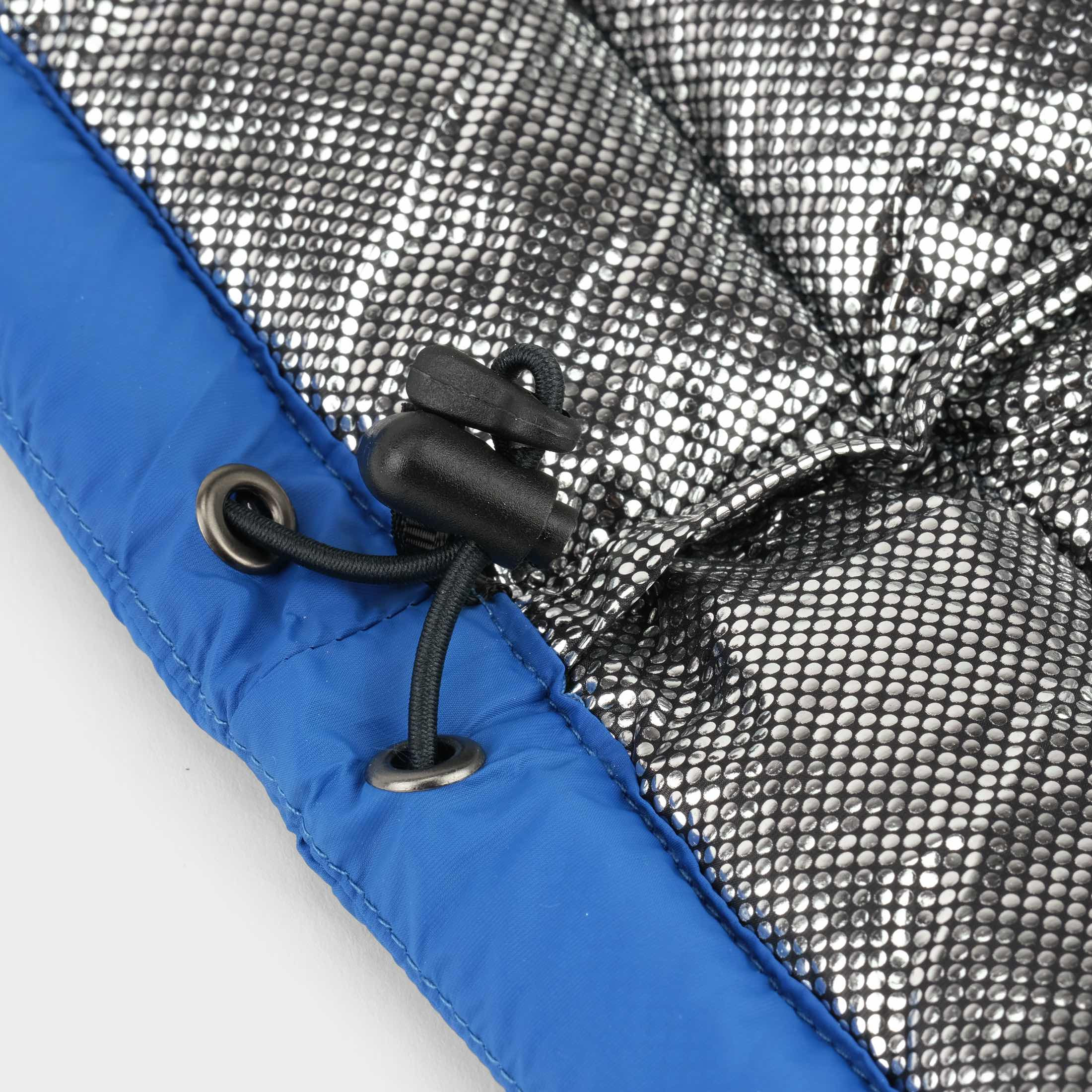 Zenith Hooded Puffer Jacket :: Blue / Core Black