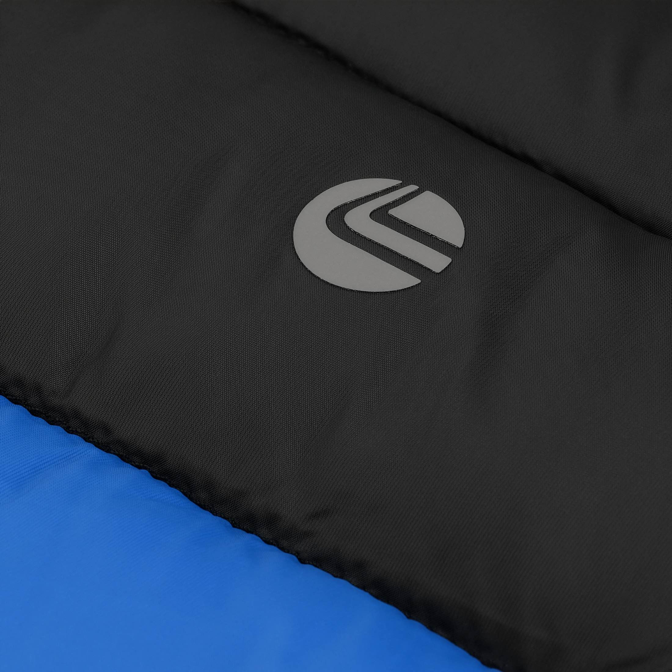 Kurtka pikowana z kapturem Zenith :: Blue / Core Black