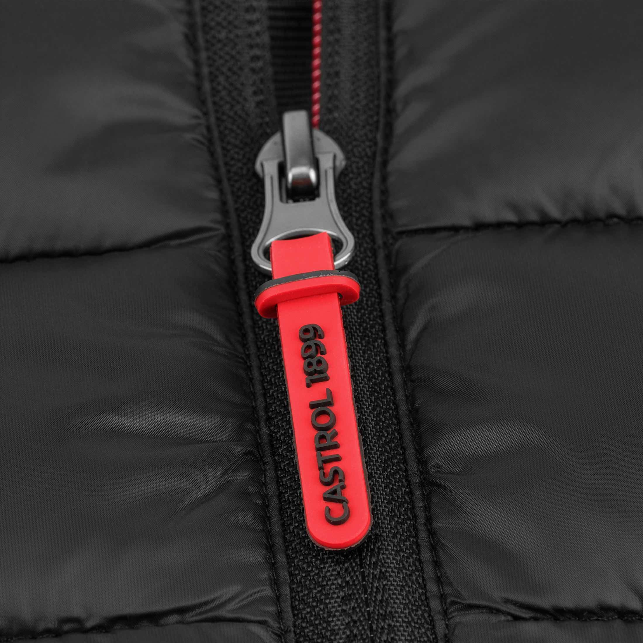 Kurtka pikowana z kapturem Zenith :: Core Black