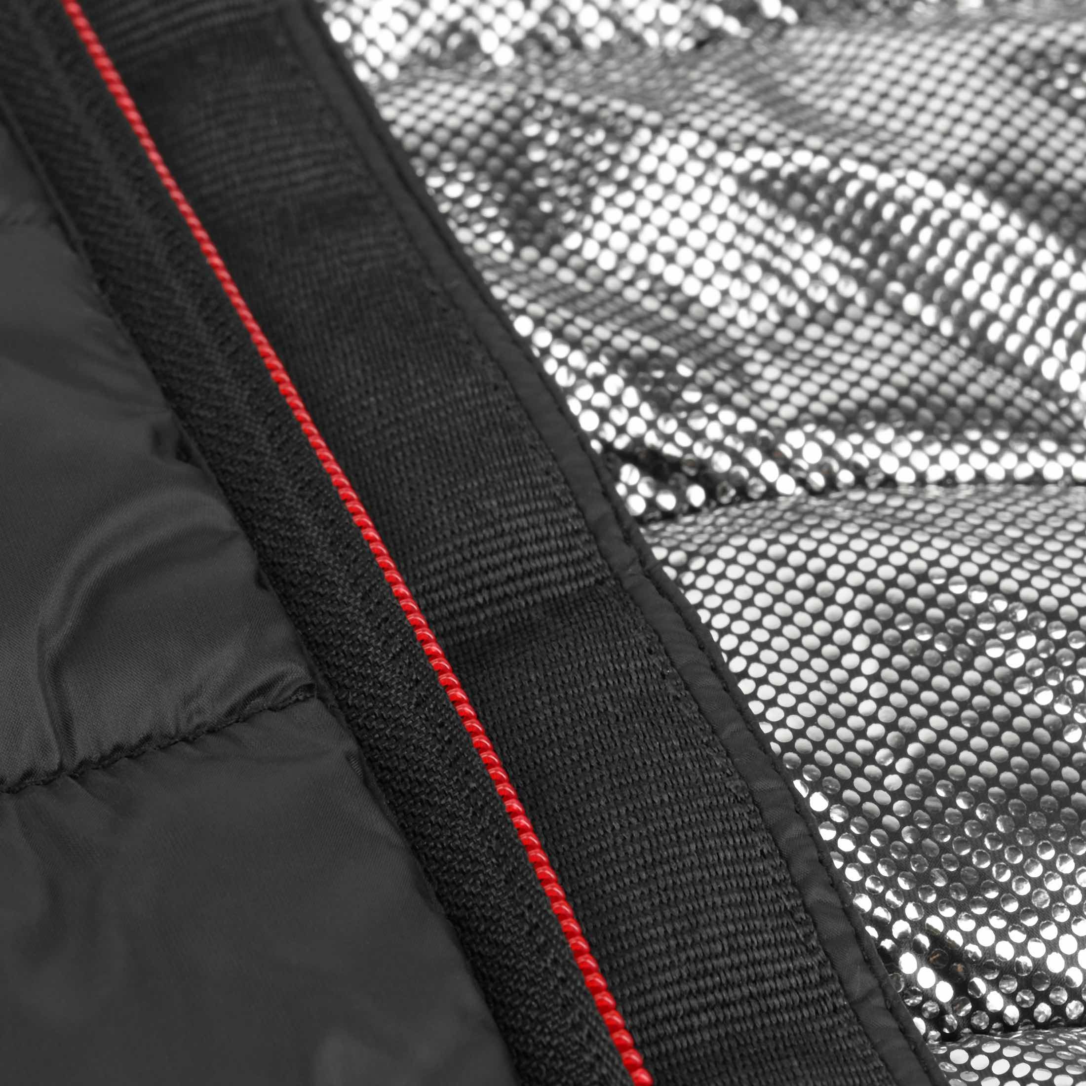 Kurtka pikowana z kapturem Zenith :: Core Black