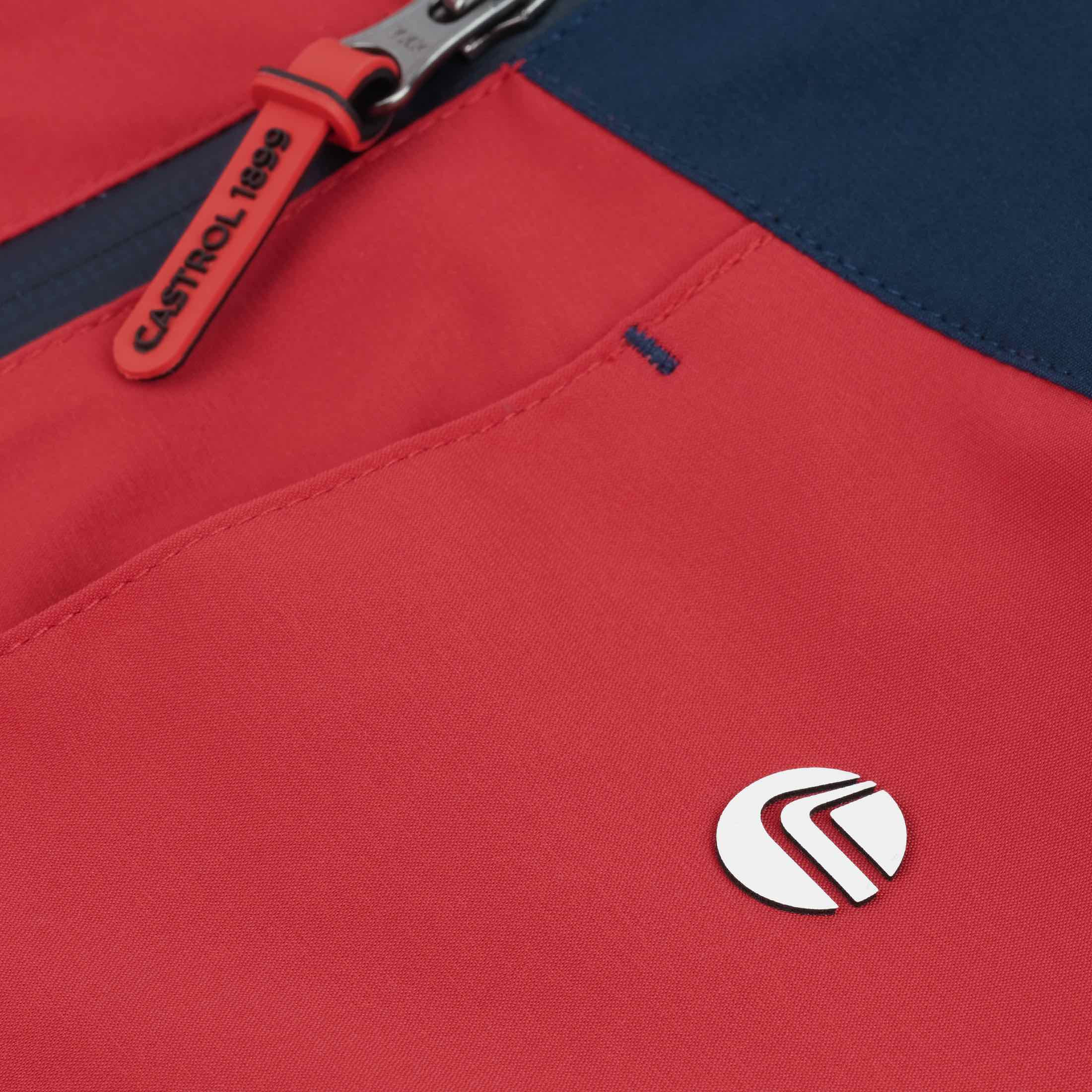 Ignis Jacket :: Castrol Red / Classic Navy