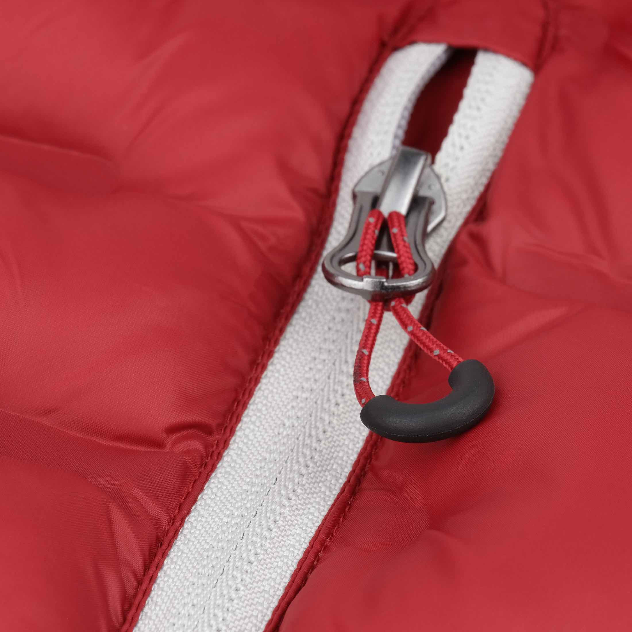 Voltex Glued Puffer Vest :: Castrol Red