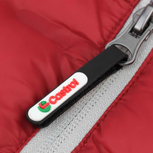 Voltex Glued Puffer Vest :: Castrol Red