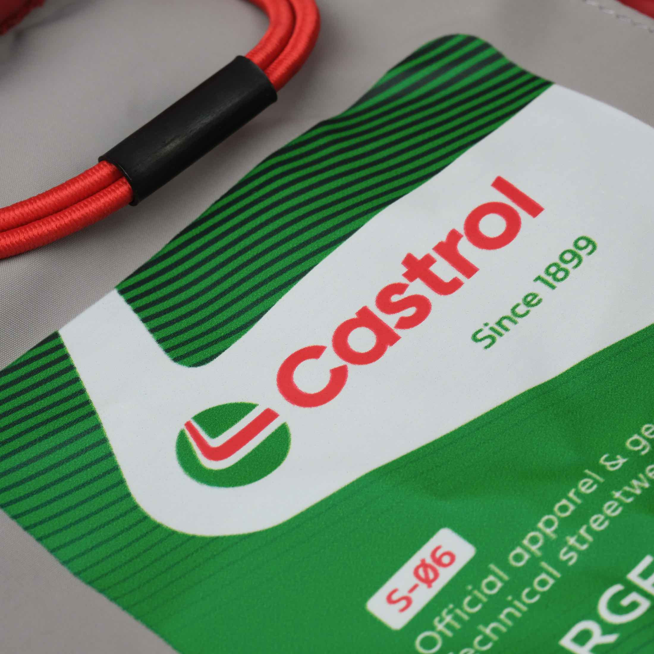 Voltex Glued Puffer Vest :: Castrol Red