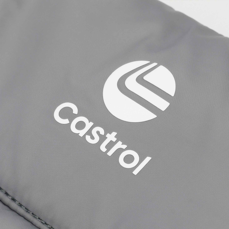 Voltex Glued Puffer Vest :: Stone Gray