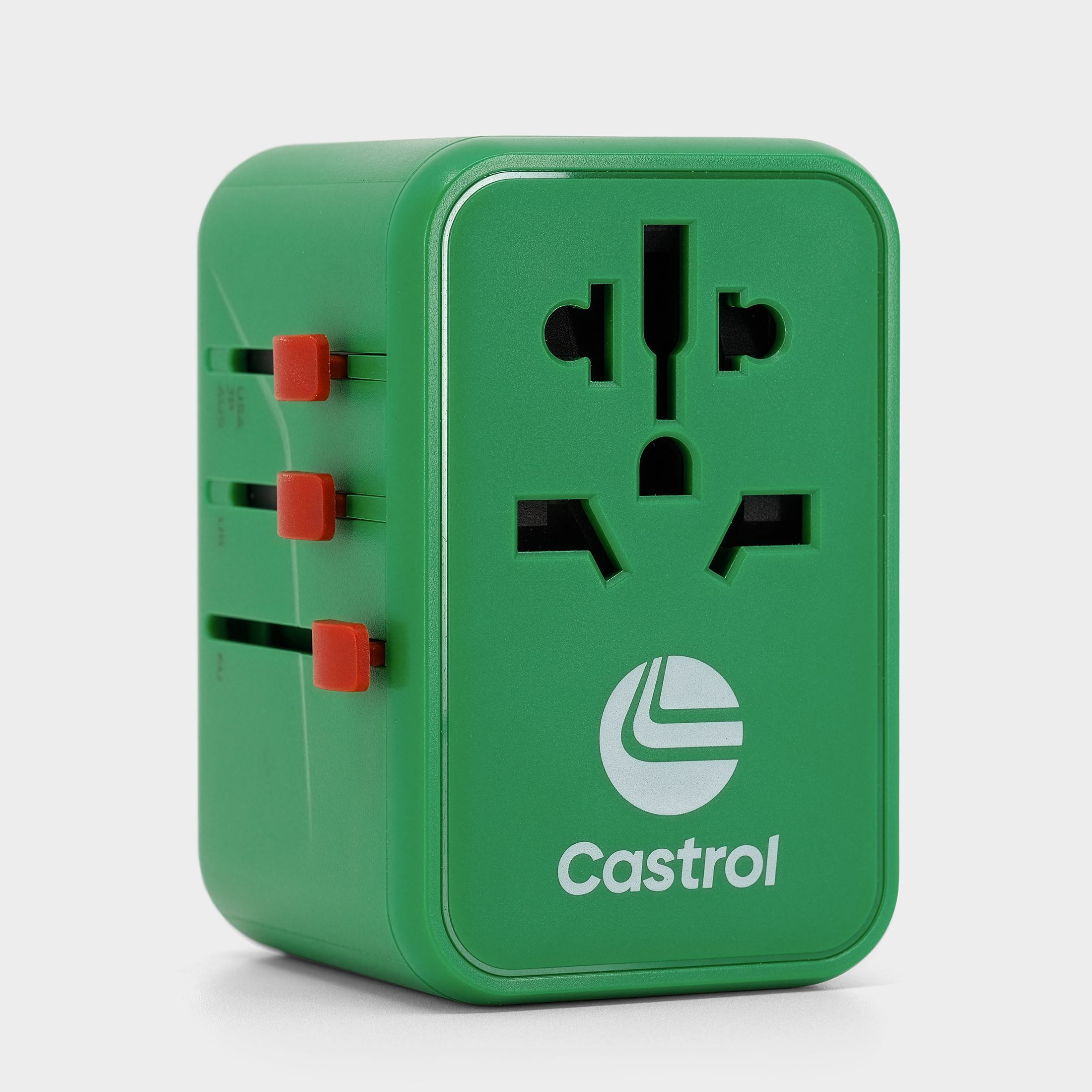 Adapter podróżny GaN III z ładowarką 65 W :: Castrol Green / Castrol Red