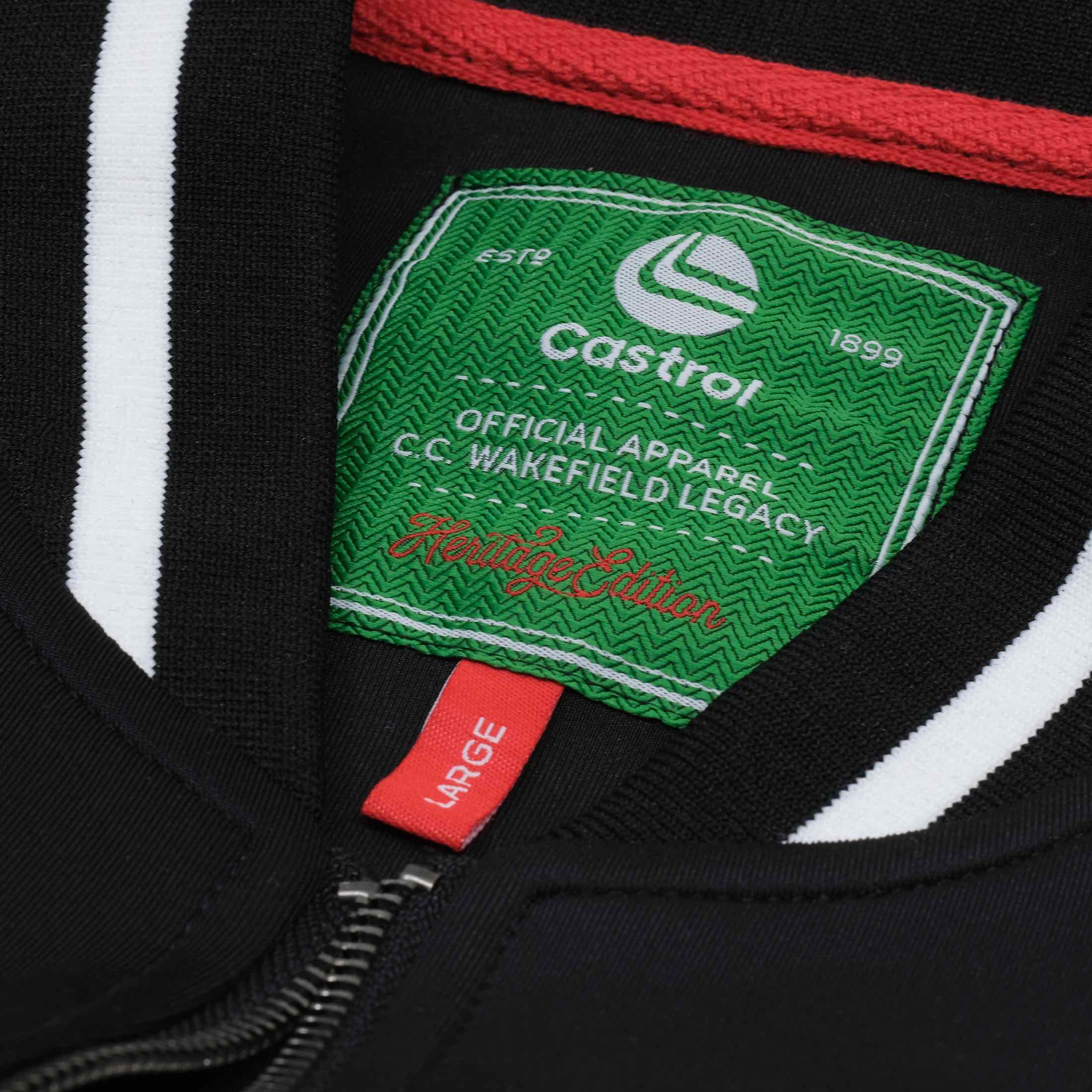 Herito ZIP II Varsity Jacket :: True Black / Gray Heather