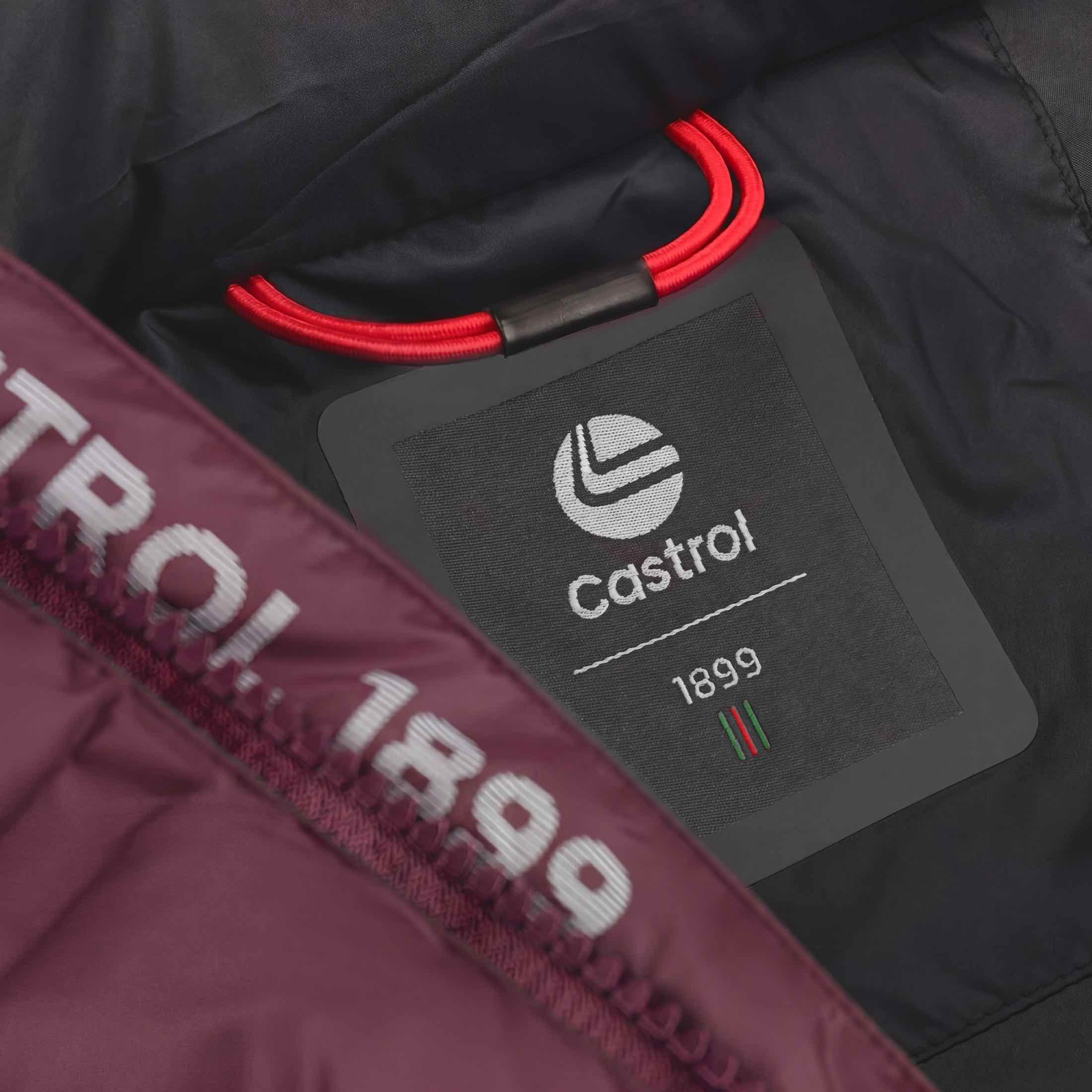 Fusion Glued Puffer Jacket :: Burgundy