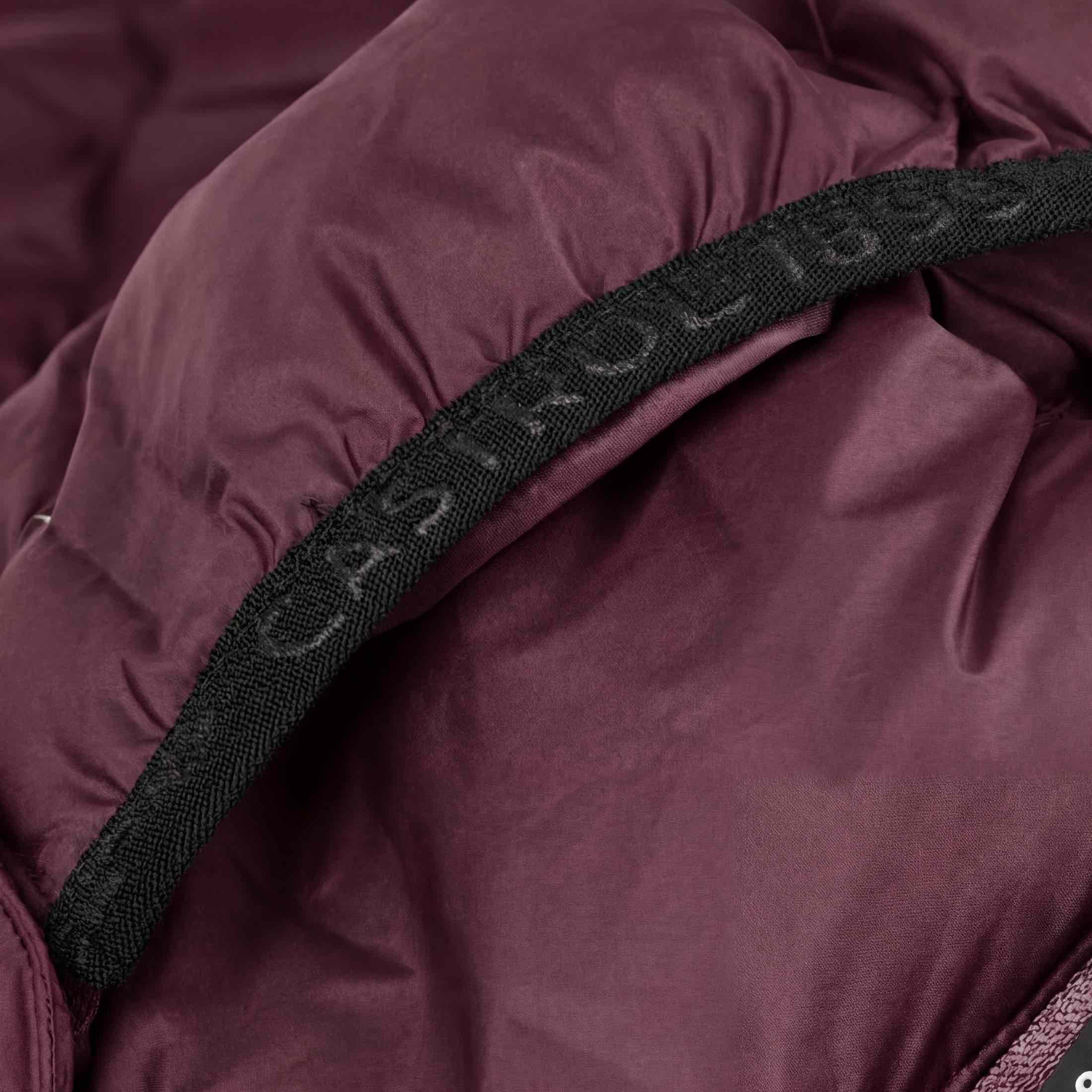 Fusion Glued Puffer Jacket :: Burgundy