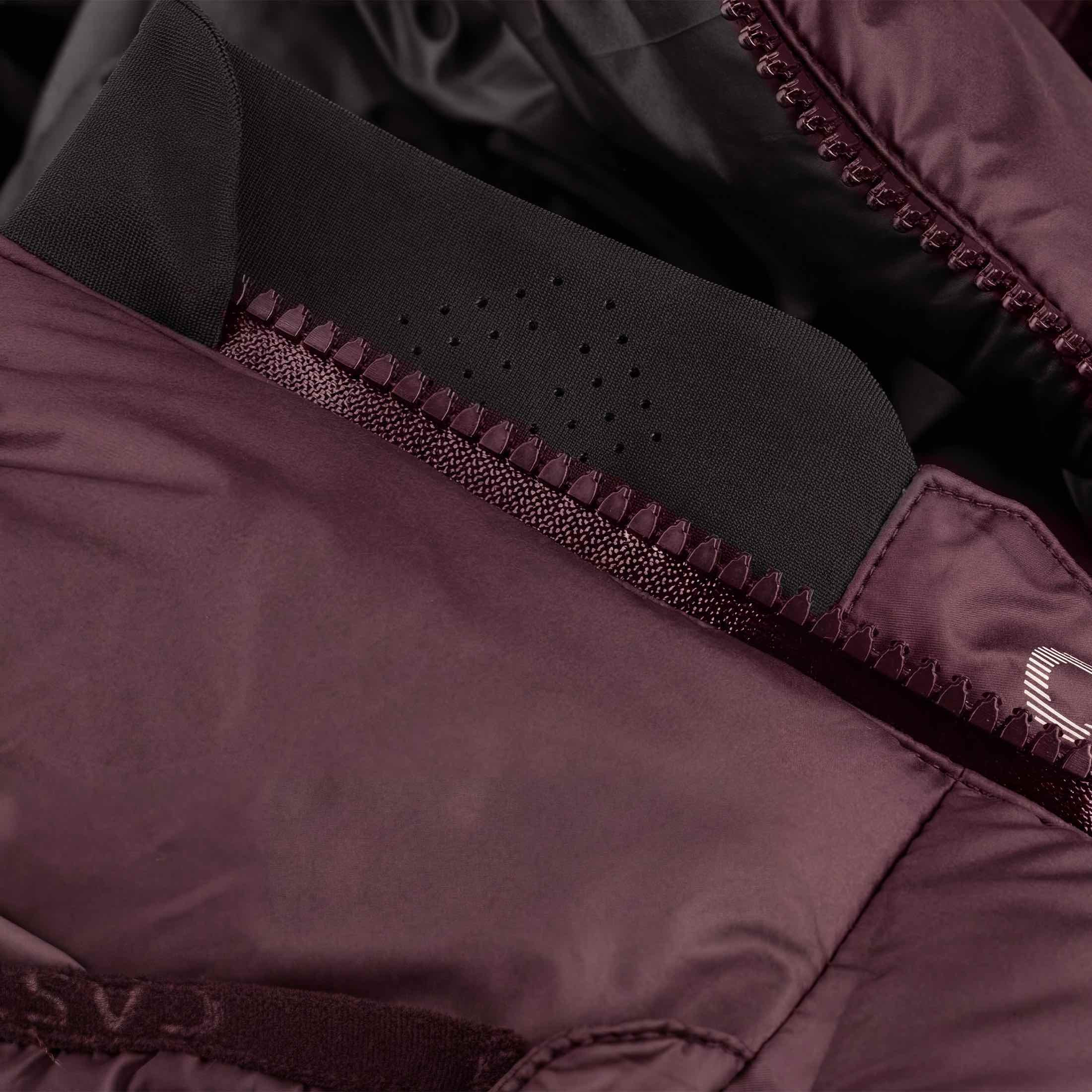 Fusion Glued Puffer Jacket :: Burgundy
