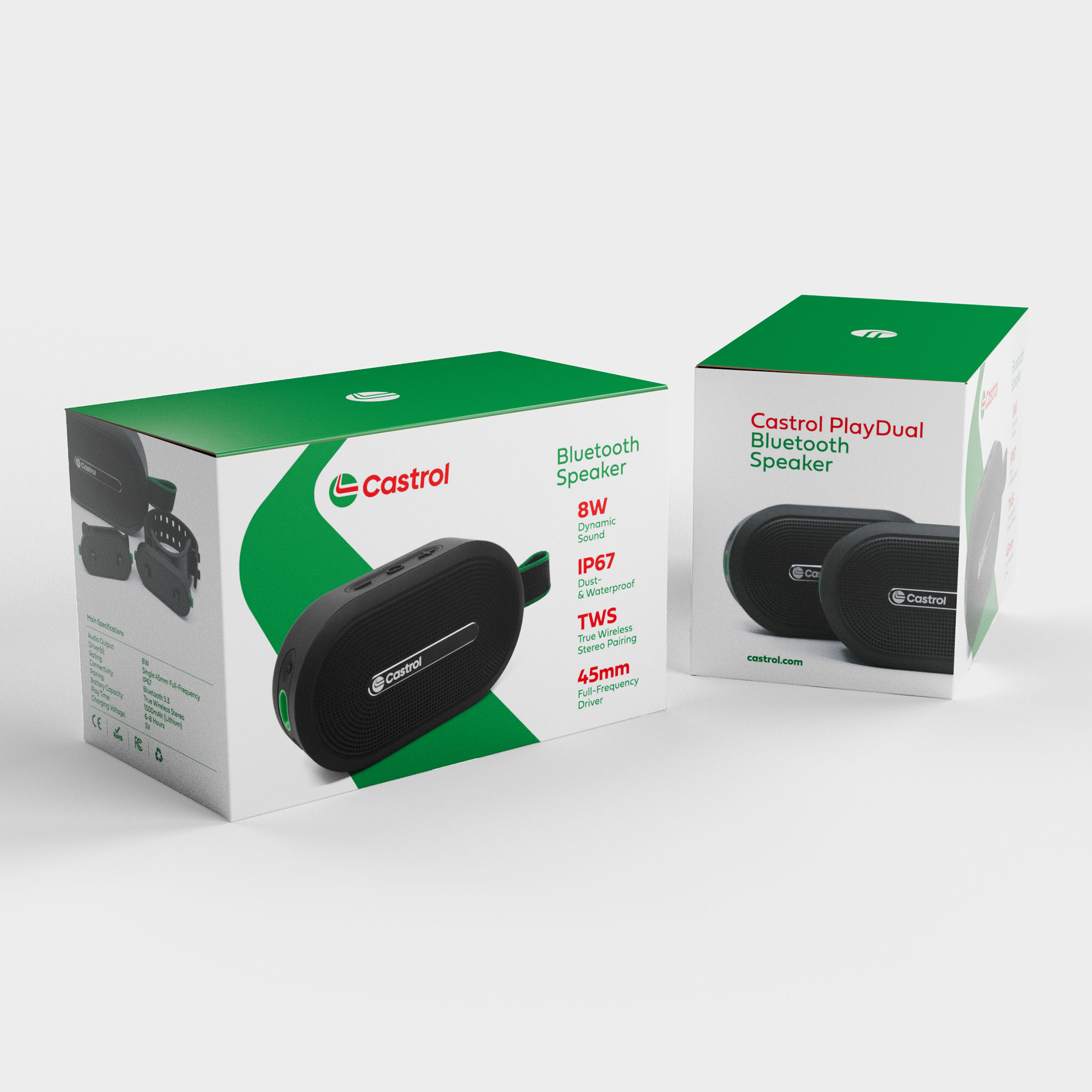 Głośnik Bluetooth Castrol Play Dual 1 szt. :: Core Black