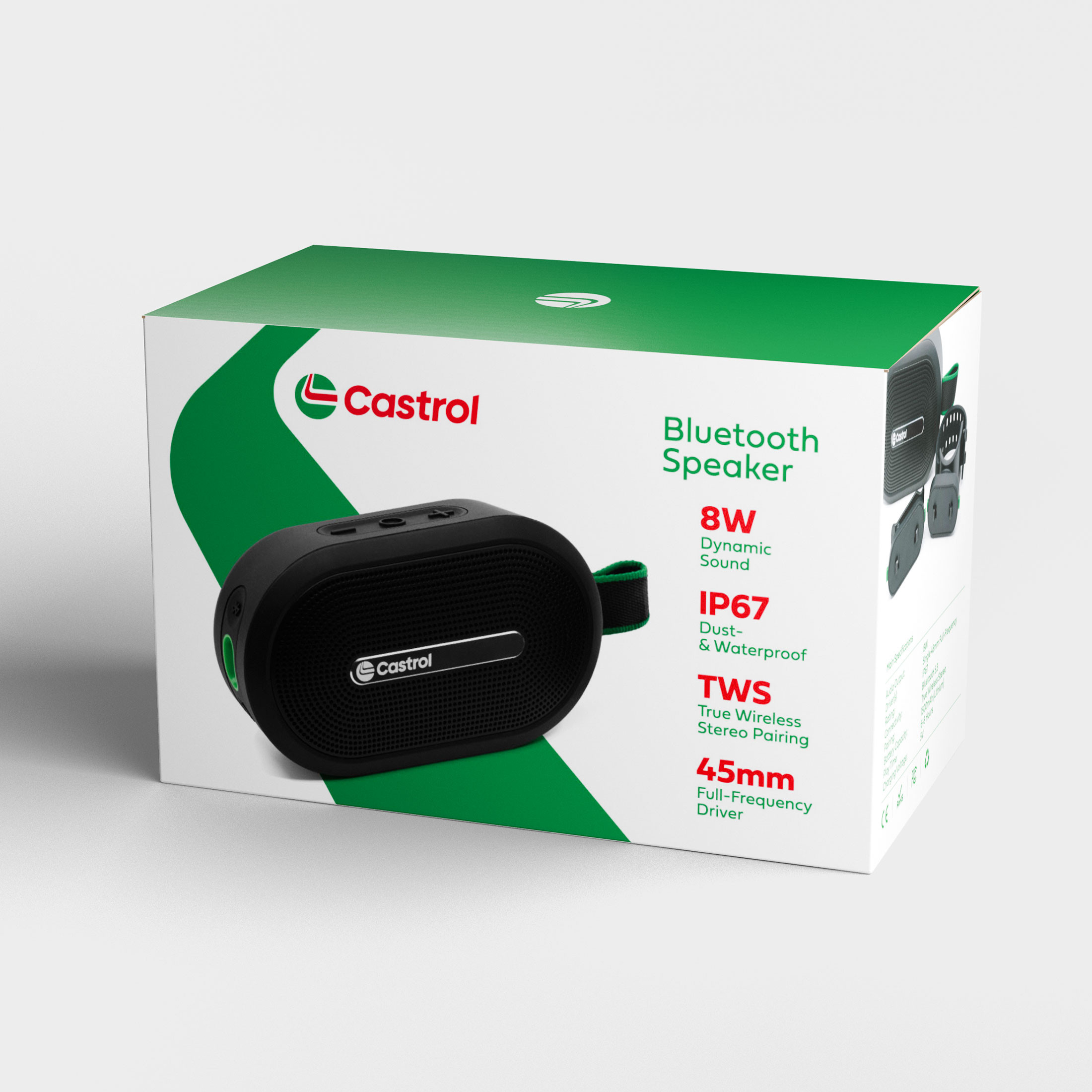 Głośnik Bluetooth Castrol Play Dual 1 szt. :: Core Black